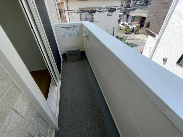 拡大写真:カサ苦楽園 2階201のバルコニー