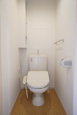 拡大写真:ヒル・コンセールB 2階202のトイレもきれいです