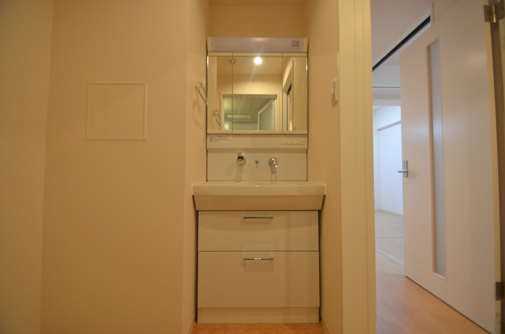 拡大写真：Naviglio　Palazzo 9階901の洗髪洗面化粧台