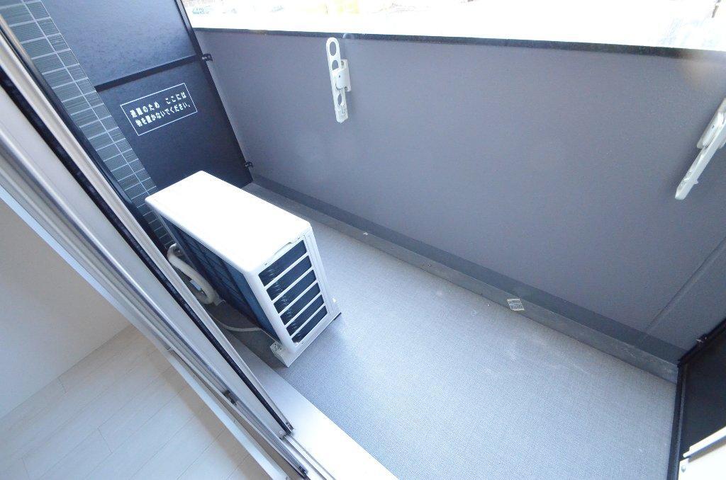 拡大写真:プレサンス大曽根駅前ファースト 4階401のバルコニー