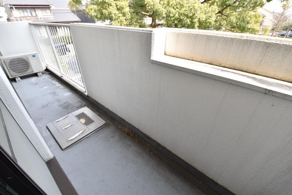 拡大写真：寺山パークハイツ 4階405のバルコニー