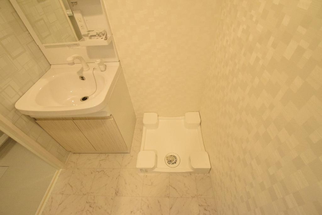 拡大写真:S-RESIDENCE熱田II 12階1201の洗濯機置場