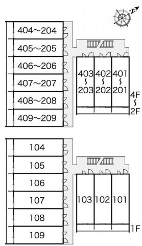 拡大写真:レオパレス栄 4階402のその他