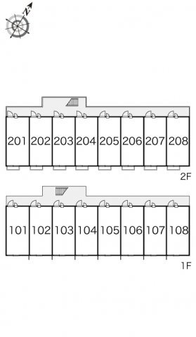 拡大写真:レオパレスひそこA 2階203のその他