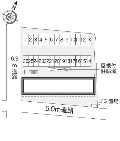 拡大写真:レオパレス大和 3階302のその他