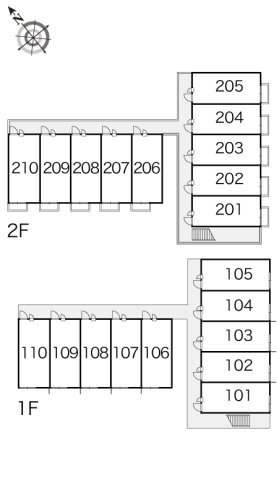 拡大写真:レオパレスドゥ ボワ 2階204のその他