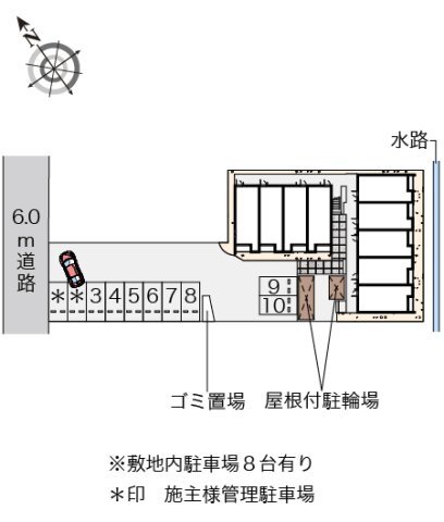 拡大写真:クレイノラ フルール 1階107のその他