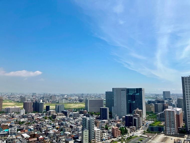 拡大写真:クレッセント川崎タワー 27階2701の展望