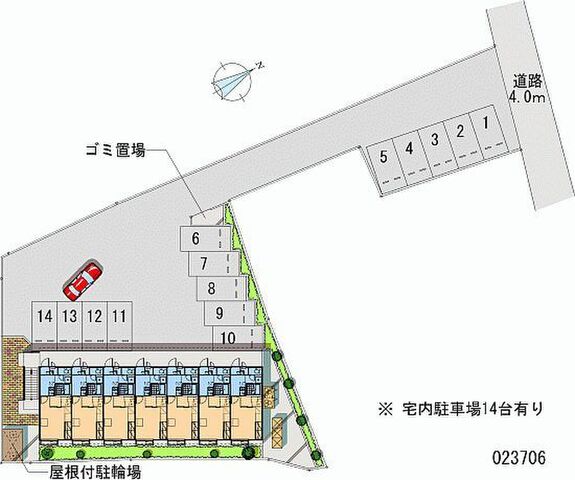 拡大写真:レオパレス愛宕 2階202の外観