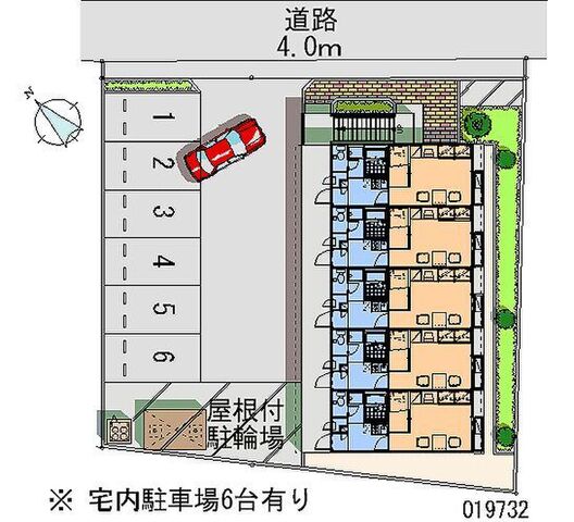 拡大写真：レオパレス京町さくら 2階201の外観