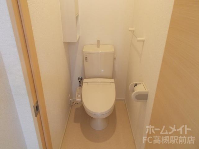 拡大写真:ソレイユ 2階201のトイレ