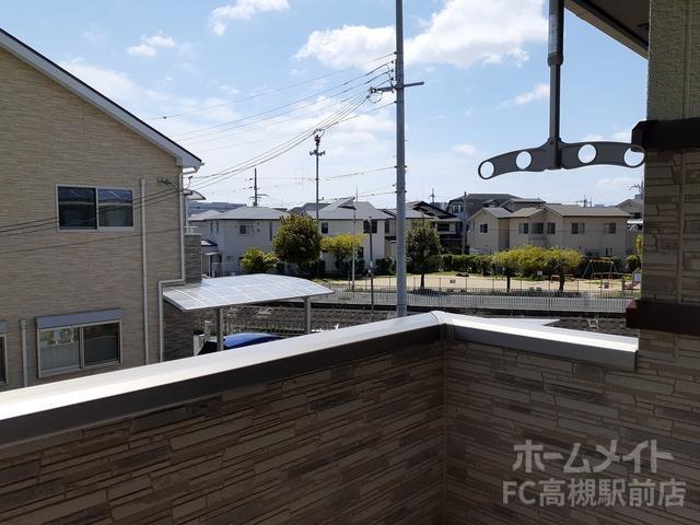 拡大写真:ソレイユ 2階201のバルコニー