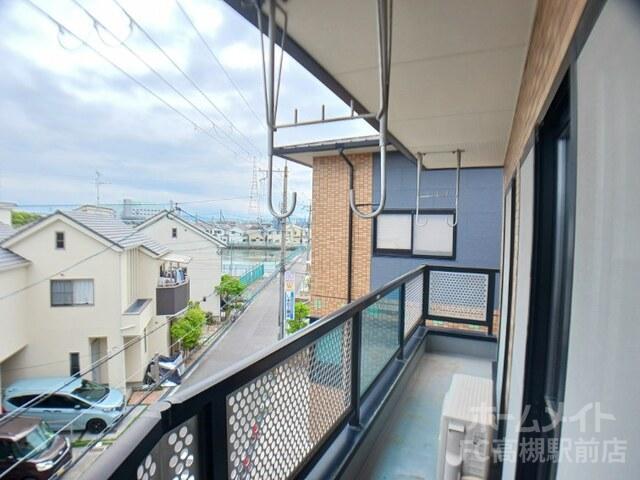 拡大写真:シマダコーポレーション 3階301のバルコニー