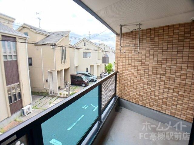 拡大写真:シマダコーポレーション 2階202のバルコニー