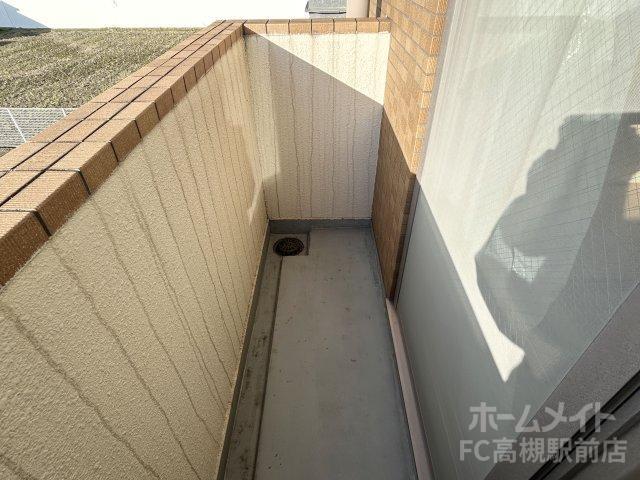 拡大写真:マンションヒット 2階207のバルコニー