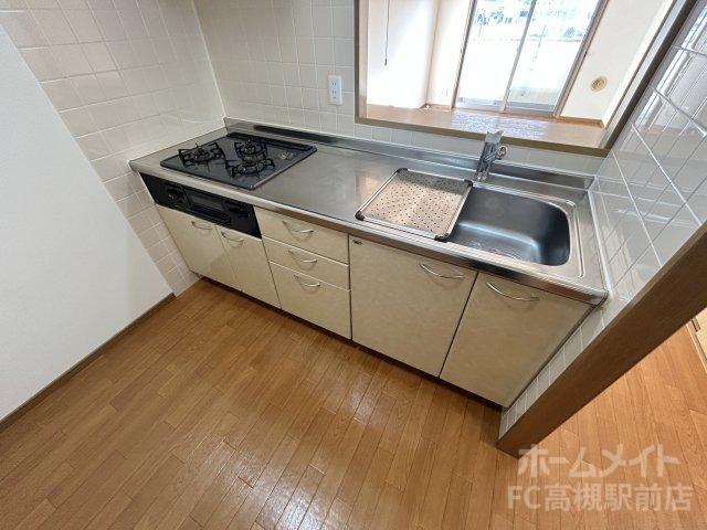 拡大写真:マンションヒット 2階207のキッチン