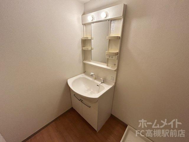 拡大写真:マンションヒット 2階207の洗面設備