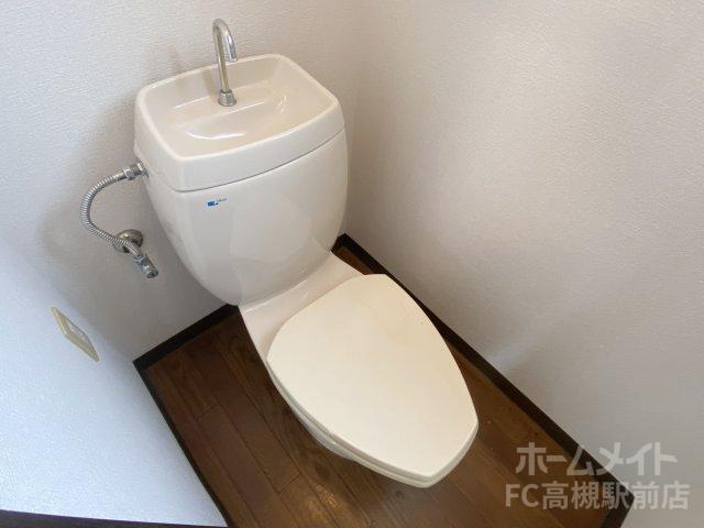 拡大写真:タウニー阪井 2階205のトイレ