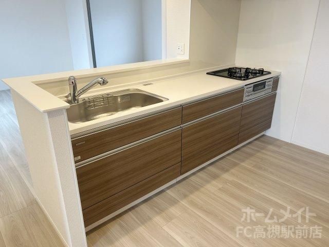 拡大写真:D-residence下田部B 2階203のキッチン