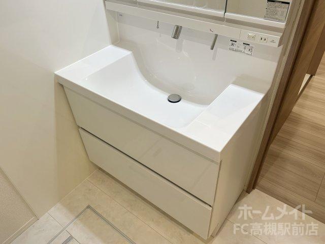 拡大写真:D-residence下田部B 2階203の洗面設備