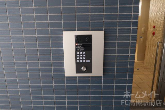 拡大写真：グランブルー高槻 4階401のセキュリティ
