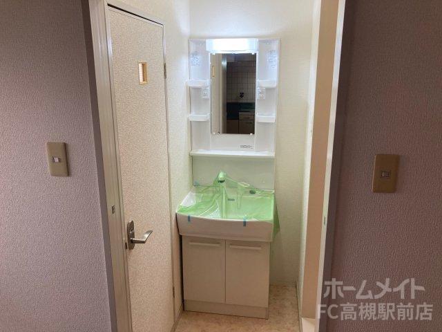 拡大写真:サンティー大手 1階101の洗面設備