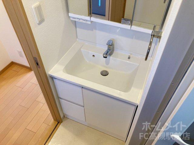拡大写真:アルシェTAKATSUKI 2階202の洗面設備