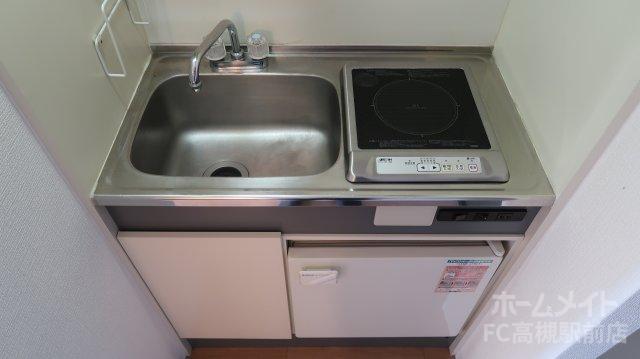 拡大写真:コアシティ如是 3階310のキッチン