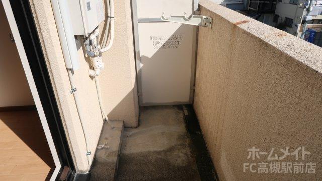 拡大写真:コアシティ如是 3階310のバルコニー