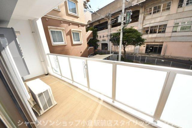 拡大写真:Mys Casetta Kokura 1階102のバルコニー