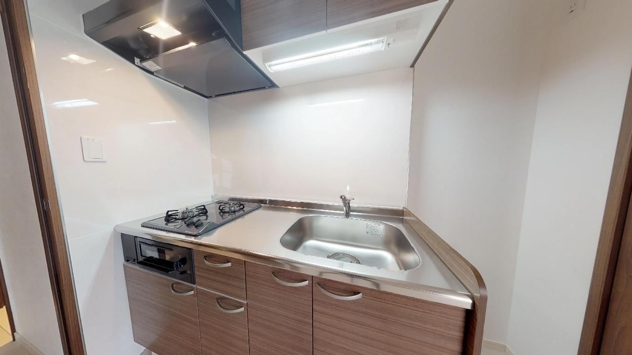拡大写真:THE SQUARE・Platinum Residence 9階902のキッチン