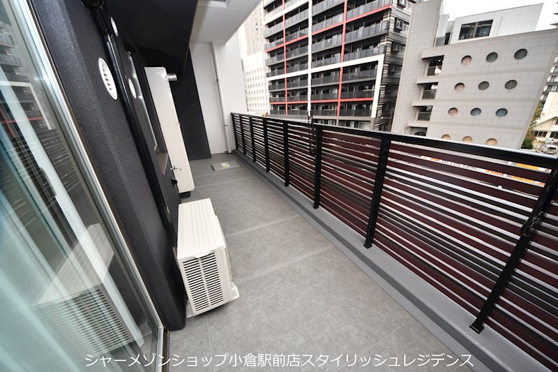 拡大写真:ザ・サンパーク小倉駅タワーレジデンス 5階509のバルコニー