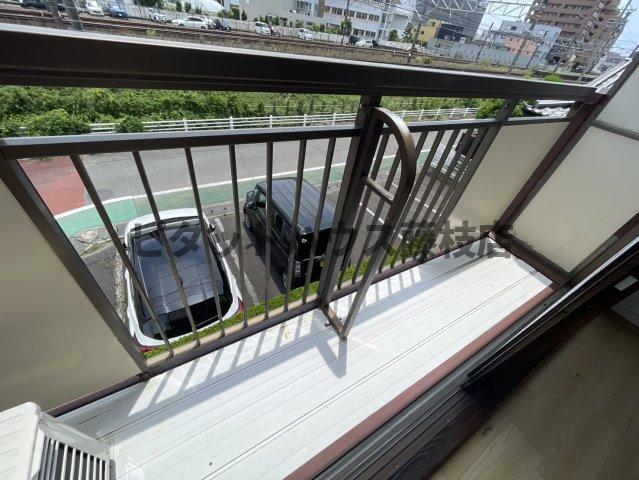 拡大写真:焼津市駅北1丁目 2階201のバルコニー