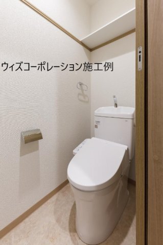 拡大写真:藤枝市前島1丁目 4階404のトイレ