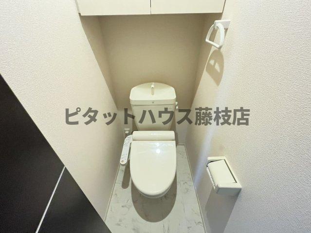 拡大写真：藤枝市高柳 1階102のトイレ