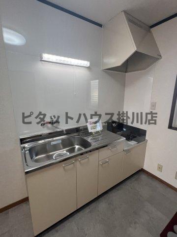 拡大写真：掛川市緑ケ丘２丁目 2階202のキッチン