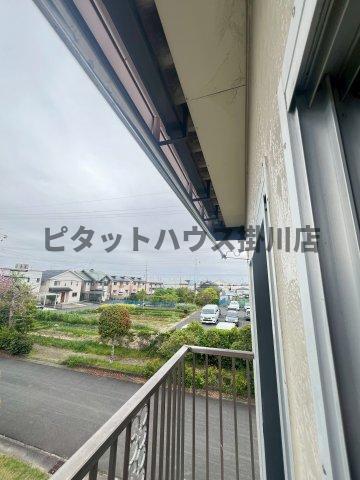 拡大写真:袋井市方丈4丁目 2階A2のバルコニー