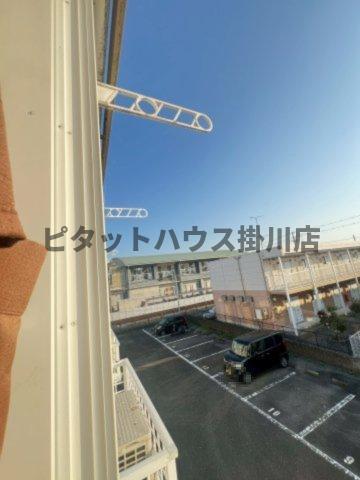 拡大写真:袋井市浅名 2階209のバルコニー