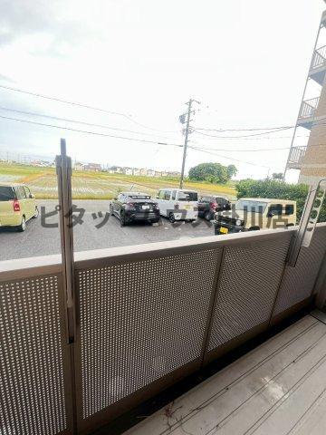 拡大写真:袋井市浅岡 1階102のバルコニー