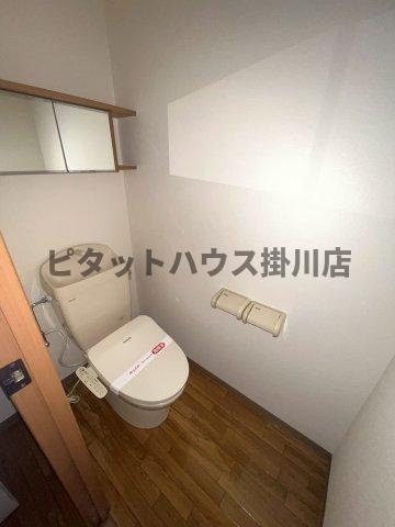 拡大写真:袋井市浅羽 2階202のトイレ
