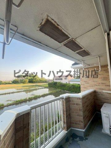 拡大写真:袋井市浅名 2階203のバルコニー