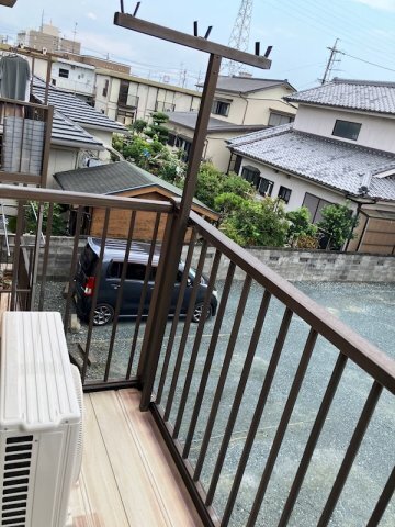 拡大写真:袋井市旭町1丁目 2階202のバルコニー