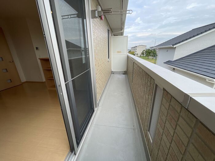拡大写真:袋井市堀越3丁目 3階302のバルコニー