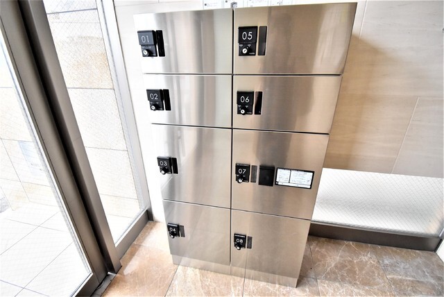 拡大写真:サンヒルズ新瑞橋 6階603の宅配BOX