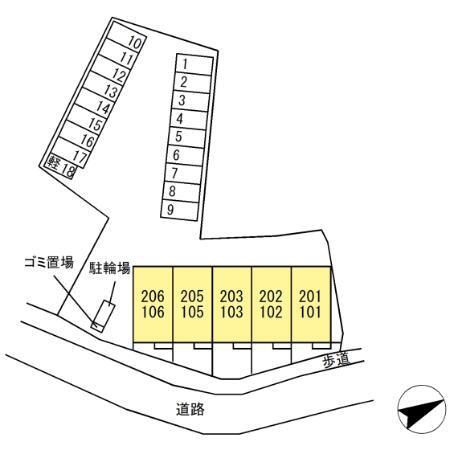 拡大写真:D-ROOM N.T 1階105の玄関