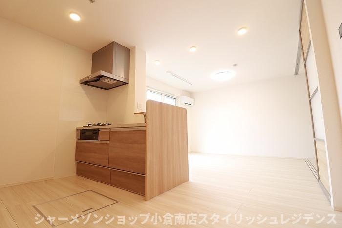拡大写真：Leafull 1階106のキッチン