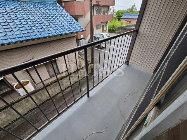 拡大写真:花ノ木アパート 2階Hのバルコニー