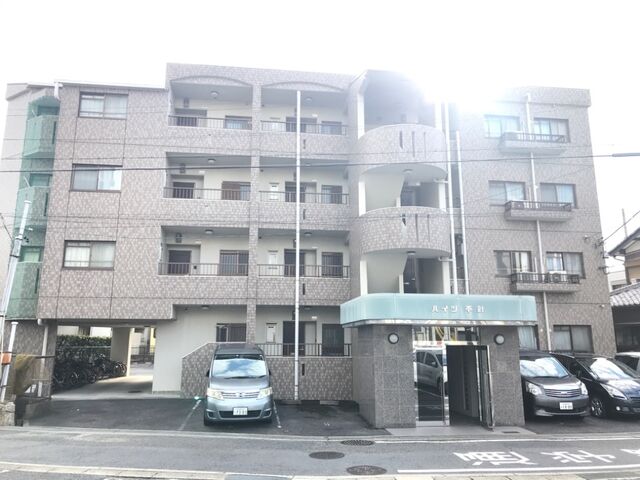 拡大写真：ハイツ平針 4階403の外観写真（昼）