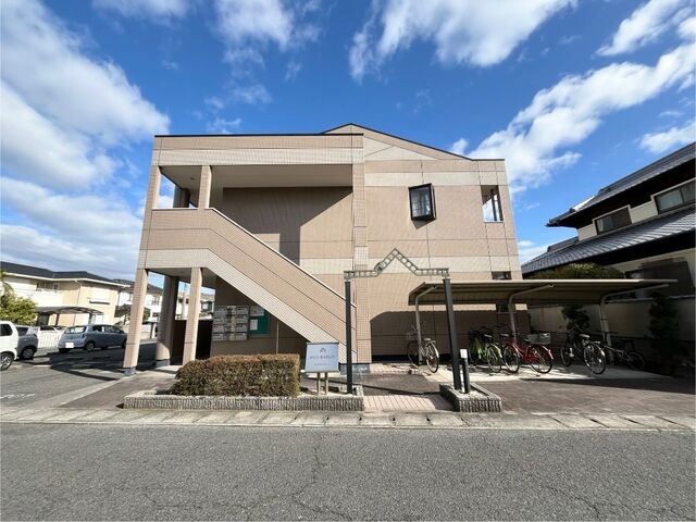 拡大写真:メゾンキャロット 2階203の外観写真(昼)
