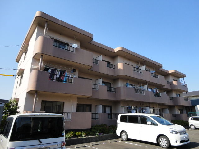 拡大写真：聖マンションⅡ 3階301の外観写真（昼）
